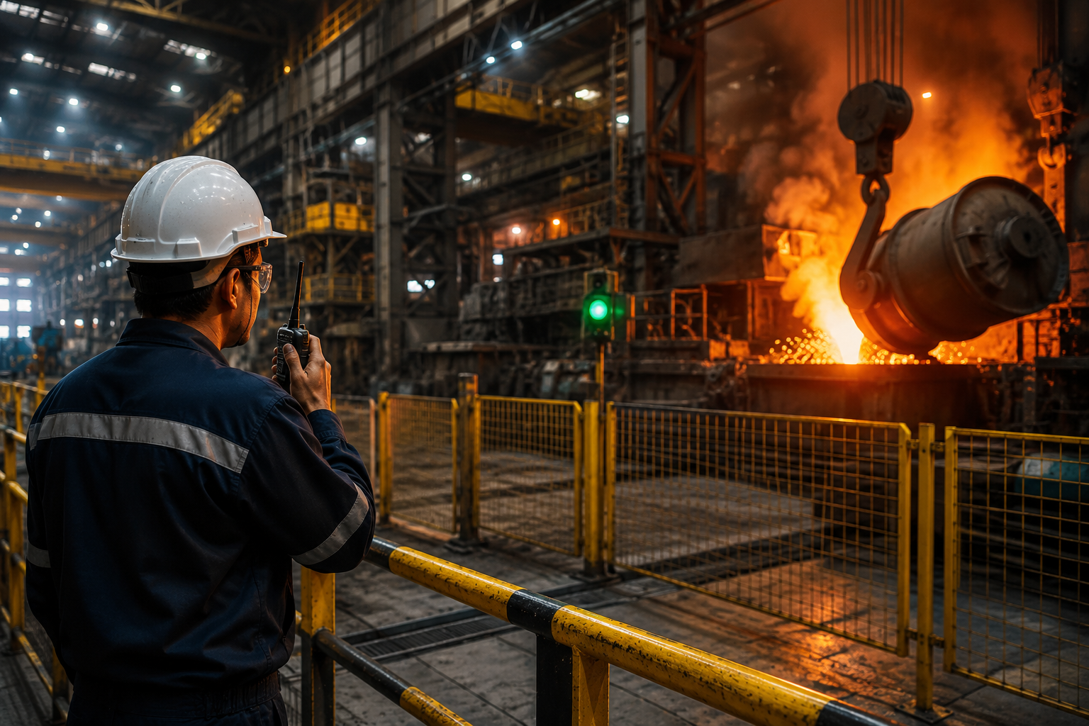 Industrial Safety Solutions for Steel Plants | Swiza Safetech