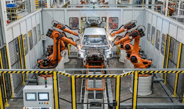 Robotic Cells in Automotive Manufacturing