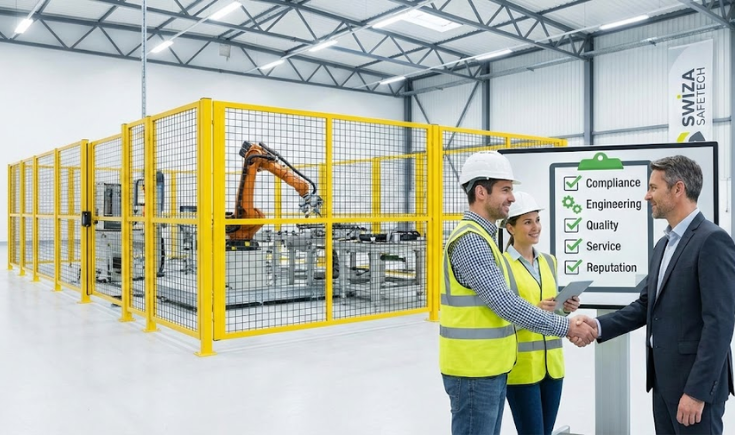 Industrial safety fencing and machine guarding solutions in India by Swiza Safetech